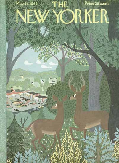 Charles E Martin The New Yorker 1962_05_26 Copyright | The New Yorker Graphic Art Covers 1946-1970