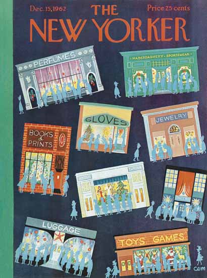 Charles E Martin The New Yorker 1962_12_15 Copyright | The New Yorker Graphic Art Covers 1946-1970