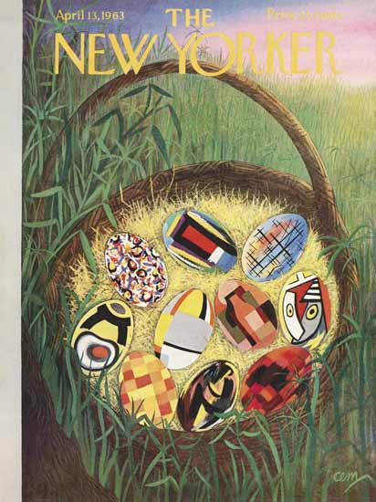 Charles E Martin The New Yorker 1963_04_13 Copyright | The New Yorker Graphic Art Covers 1946-1970