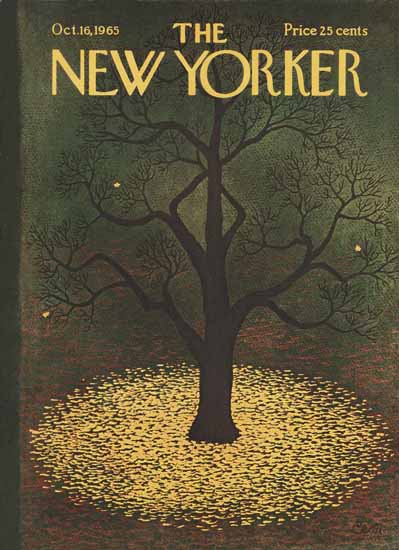 Charles E Martin The New Yorker 1965_10_16 Copyright | The New Yorker Graphic Art Covers 1946-1970