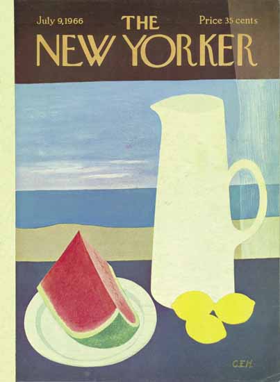 Charles E Martin The New Yorker 1966_07_09 Copyright | The New Yorker Graphic Art Covers 1946-1970