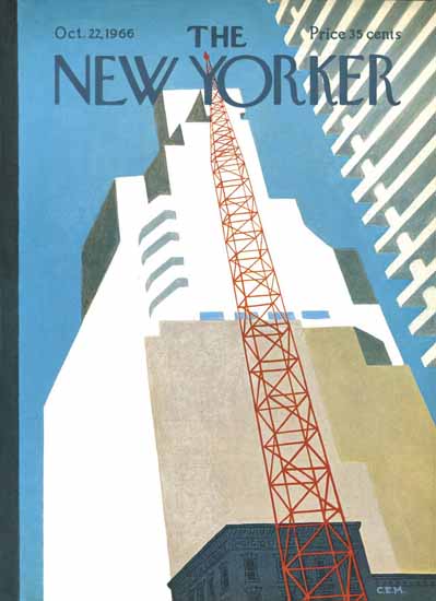 Charles E Martin The New Yorker 1966_10_22 Copyright | The New Yorker Graphic Art Covers 1946-1970