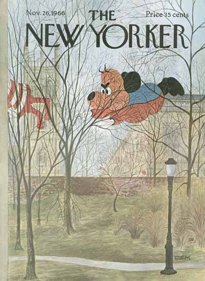 Charles E Martin The New Yorker 1966_11_26 Copyright | The New Yorker Graphic Art Covers 1946-1970