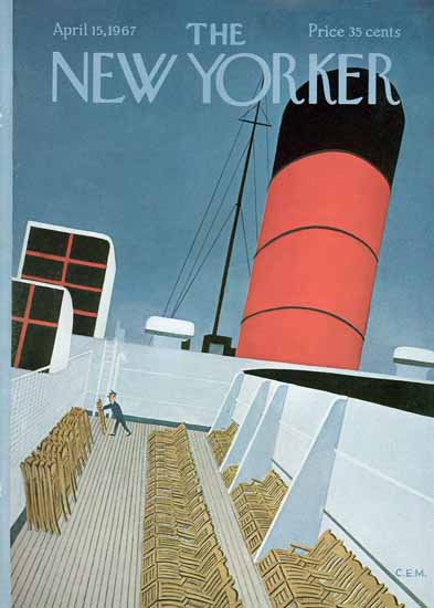 Charles E Martin The New Yorker 1967_04_15 Copyright | The New Yorker Graphic Art Covers 1946-1970