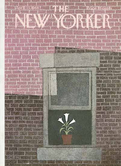 Charles E Martin The New Yorker 1968_04_13 Copyright | The New Yorker Graphic Art Covers 1946-1970