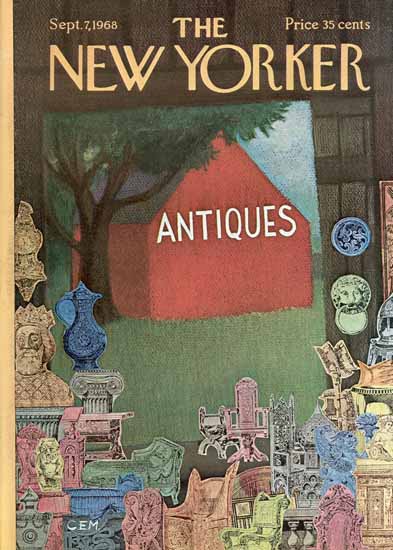 Charles E Martin The New Yorker 1968_09_07 Copyright | The New Yorker Graphic Art Covers 1946-1970