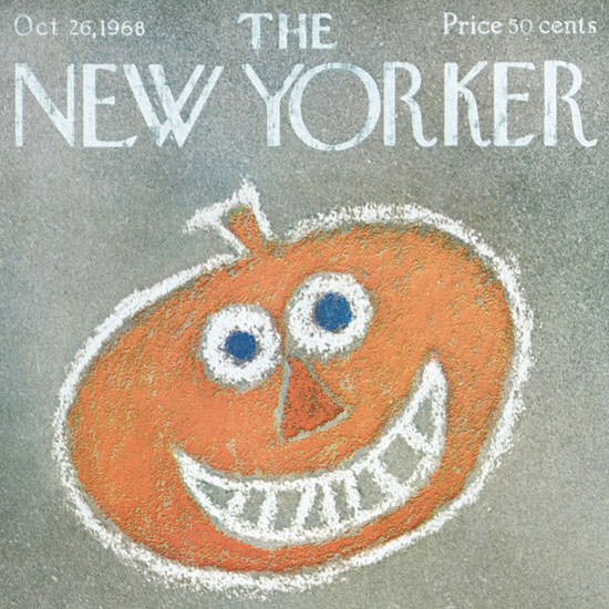 Charles E Martin The New Yorker 1968_10_26 Copyright crop | Best of Vintage Cover Art 1900-1970