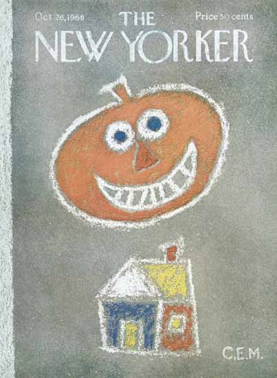 Charles E Martin The New Yorker 1968_10_26 Copyright | The New Yorker Graphic Art Covers 1946-1970