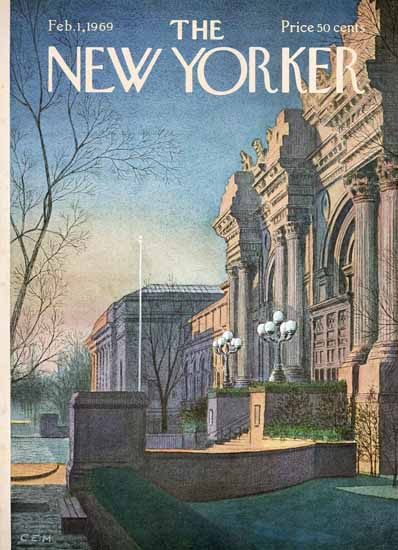 Charles E Martin The New Yorker 1969_02_01 Copyright | The New Yorker Graphic Art Covers 1946-1970