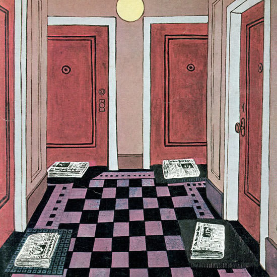 Charles E Martin The New Yorker 1969_11_15 Copyright crop | Best of Vintage Cover Art 1900-1970