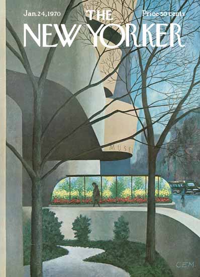 Charles E Martin The New Yorker 1970_01_24 Copyright | The New Yorker Graphic Art Covers 1946-1970