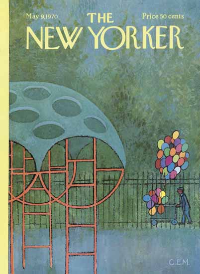 Charles E Martin The New Yorker 1970_05_09 Copyright | The New Yorker Graphic Art Covers 1946-1970