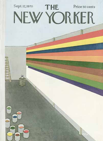 Charles E Martin The New Yorker 1970_09_12 Copyright | The New Yorker Graphic Art Covers 1946-1970