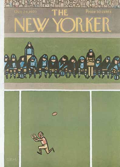 Charles E Martin The New Yorker 1970_10_24 Copyright | The New Yorker Graphic Art Covers 1946-1970