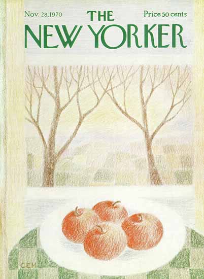 Charles E Martin The New Yorker 1970_11_28 Copyright | The New Yorker Graphic Art Covers 1946-1970