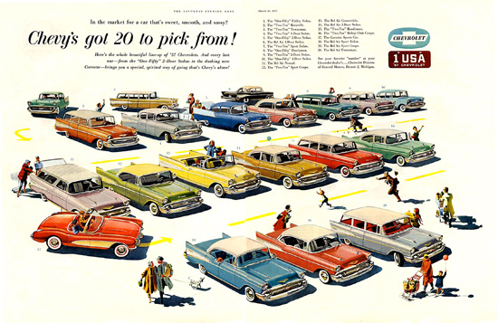 Chevrolet 1957 Chevys Got 20 To Pick From | Vintage Cars 1891-1970