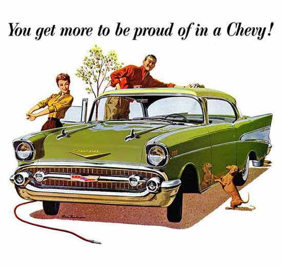 Chevrolet Bel Air 1957 Ad | Vintage Cars 1891-1970