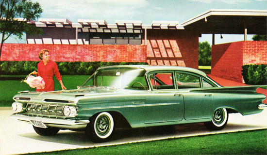 Chevrolet Biscayne Sedan 1959 Green | Vintage Cars 1891-1970