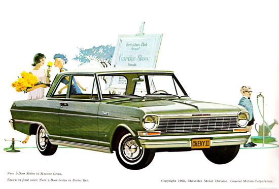 Chevrolet Chevy II Nova 2 Door Sedan 1963 | Vintage Cars 1891-1970