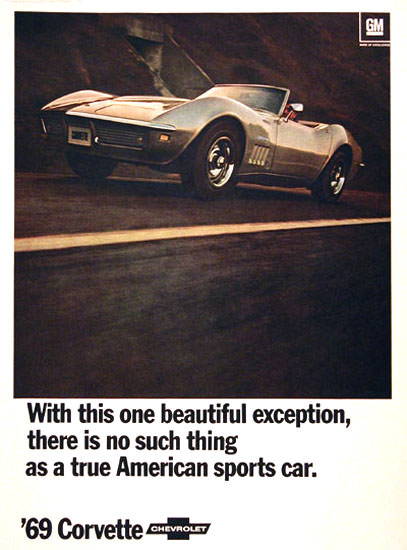 Chevrolet Corvette 1969 American Sports Car | Vintage Cars 1891-1970