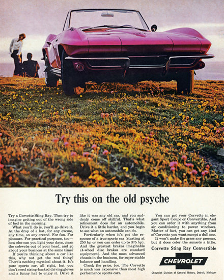 Chevrolet Corvette Convertible 1965 Old Psyche | Vintage Cars 1891-1970