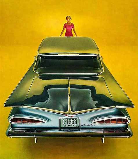 Chevrolet Impala 1959 Ad | Vintage Cars 1891-1970