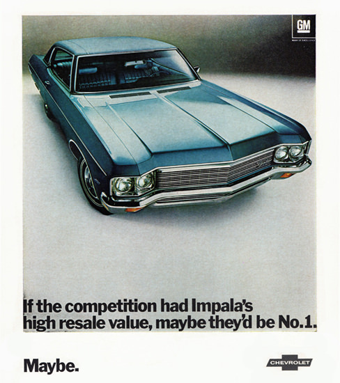 Chevrolet Impala Sport Coupe 1970 Maybe | Vintage Cars 1891-1970