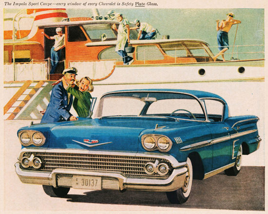 Chevrolet Impala Sport Coupe 31 Model 1958 | Vintage Cars 1891-1970