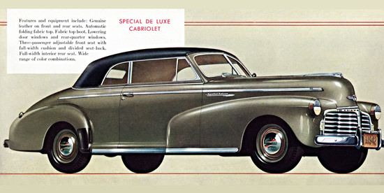 Chevrolet Special De Luxe Cabriolet 1942 | Vintage Cars 1891-1970