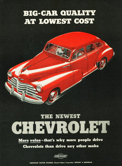 Chevrolet Sport Sedan 1947 | Vintage Cars 1891-1970