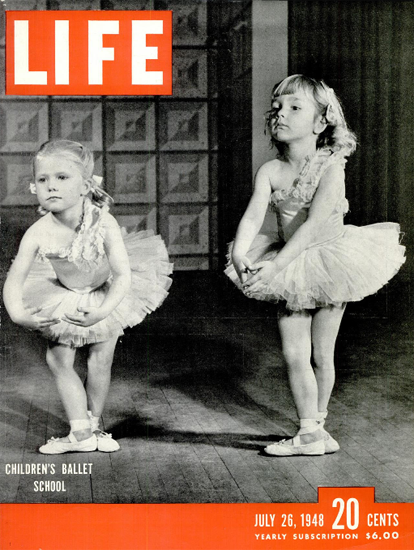 Childrens Ballet School 26 Jul 1948 Copyright Life Magazine | Life Magazine BW Photo Covers 1936-1970