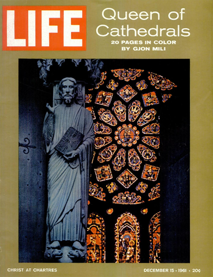 Christ at Chartres Paris France 15 Dec 1961 Copyright Life Magazine | Life Magazine Color Photo Covers 1937-1970