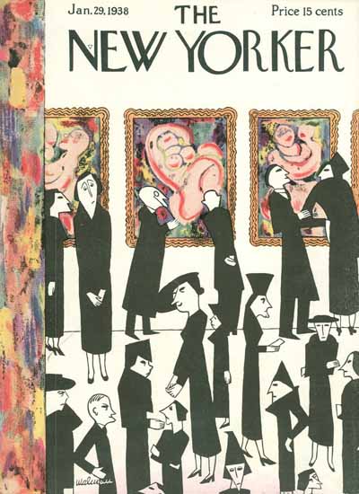 Christina Malman The New Yorker 1938_01_29 Copyright | The New Yorker Graphic Art Covers 1925-1945