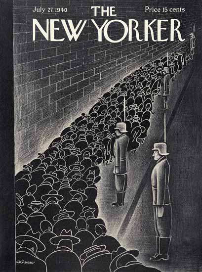 Christina Malman The New Yorker 1940_07_27 Copyright | The New Yorker Graphic Art Covers 1925-1945