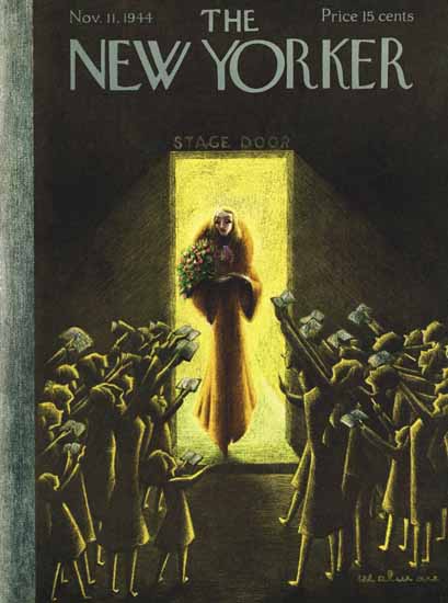 Christina Malman The New Yorker 1944_11_11 Copyright | The New Yorker Graphic Art Covers 1925-1945