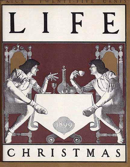 Christmas Life Humor Magazine 1899-12-02 Copyright | Life Magazine Graphic Art Covers 1891-1936