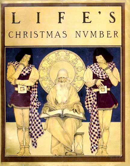 Christmas Number Life Humor Magazine 1900-12-01 Copyright | Life Magazine Graphic Art Covers 1891-1936