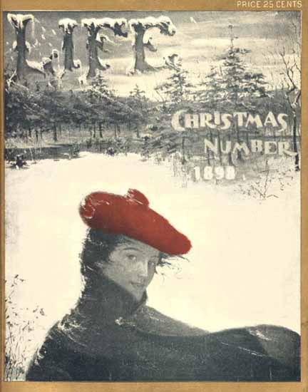 Christmas Number Life Magazine 1898-12-03 Copyright | Life Magazine Graphic Art Covers 1891-1936