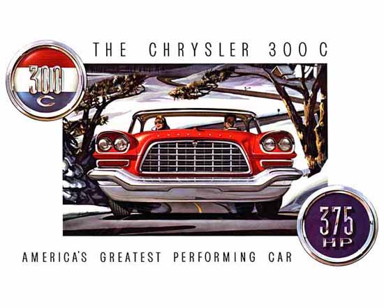 Chrysler 300 C 1957 375 HP Ad | Vintage Cars 1891-1970