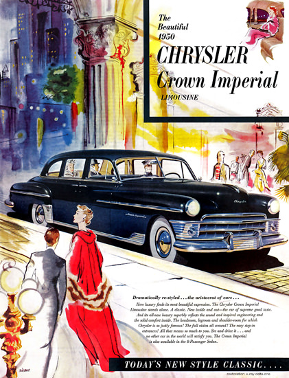 Chrysler Crown Imperial Limousine 1950 City | Vintage Cars 1891-1970