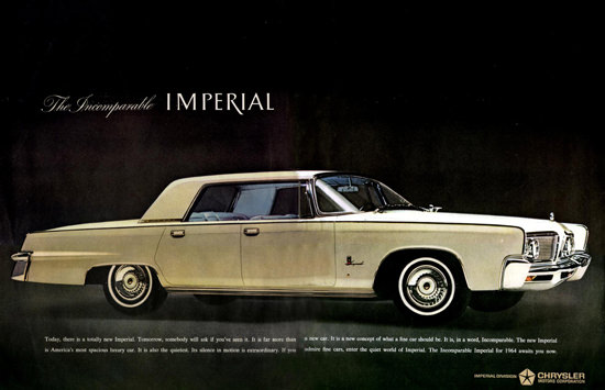 Chrysler Imperial 1964 Incomparable | Vintage Cars 1891-1970