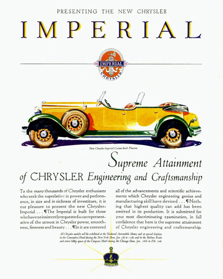 Chrysler Imperial Custom Built Phaeton 1929 | Vintage Cars 1891-1970