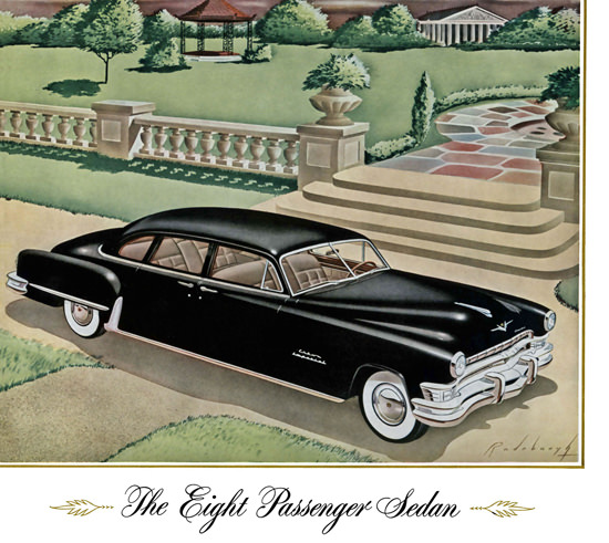 Chrysler Imperial Eight Passenger Sedan Black | Vintage Cars 1891-1970