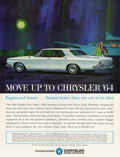 Chrysler New Yorker 1964 Harbor Sunset 