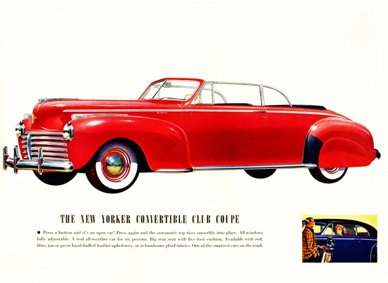 Chrysler New Yorker Convertible Club 1941 | Vintage Cars 1891-1970