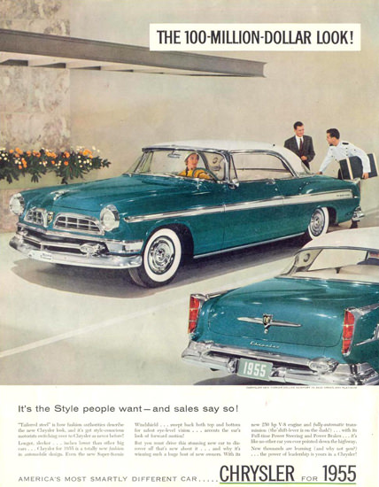 Chrysler New Yorker DeLuxe Newport 1955 | Vintage Cars 1891-1970