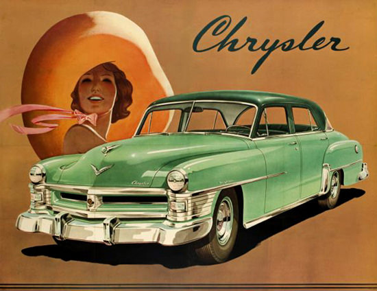 Chrysler Poster 1950s | Sex Appeal Vintage Ads and Covers 1891-1970