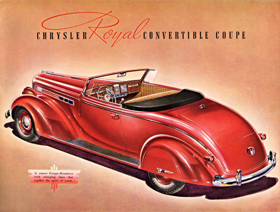 Chrysler Royal Convertible Coupe 1938 | Vintage Cars 1891-1970