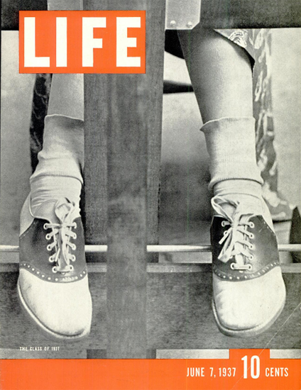 Class of 1937 7 Jun 1937 Copyright Life Magazine | Life Magazine BW Photo Covers 1936-1970