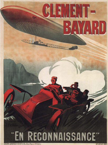 Clement Bayard Zeppelin En Reconnaissance | Vintage Cars 1891-1970